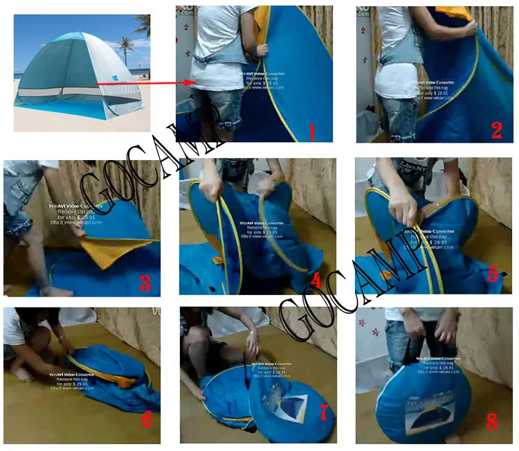 Бренд 2015 Бесплатная доставка быстрая автоматическая открывающаяся палатка 2