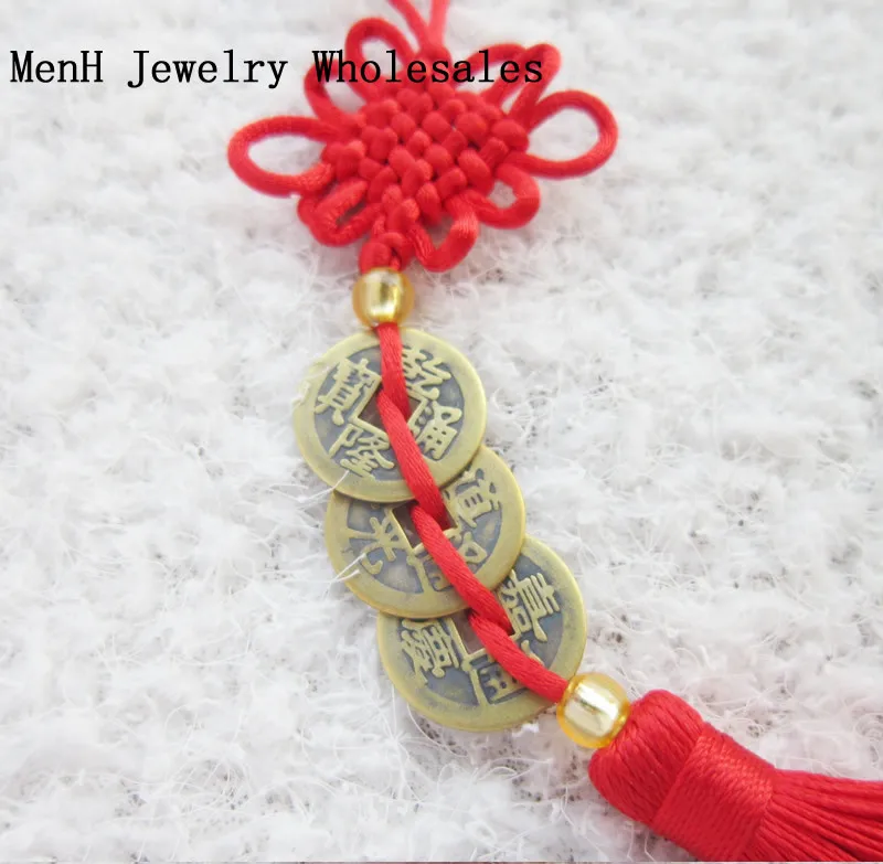 

Free shipping Top Quality Best Price Chinese Knot Feng Shui Coins For Wealth And Success Lucky