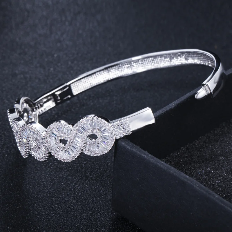 Женский браслет с фианитом 8 дюймов|Браслеты| |