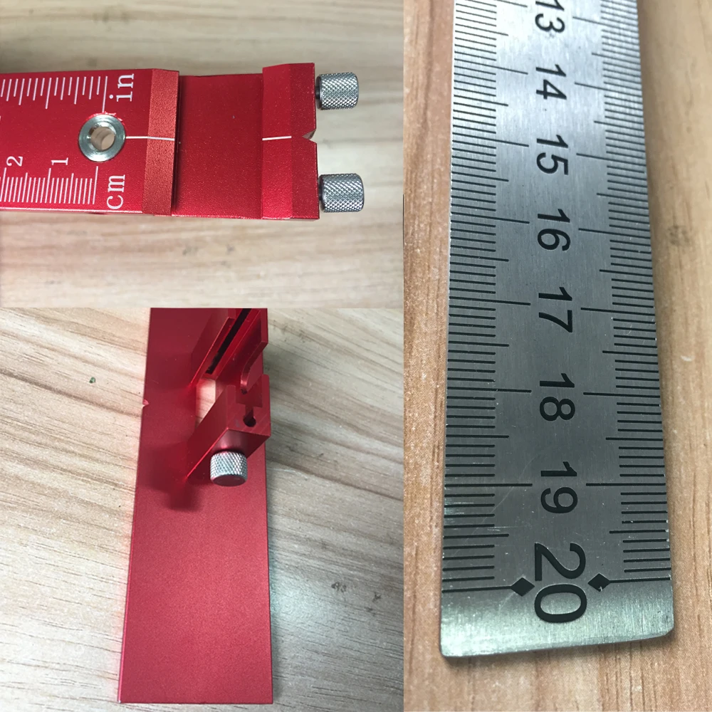 ALLSOME 4/5 мм зажим для отверстий из алюминиевого сплава деревообрабатывающий