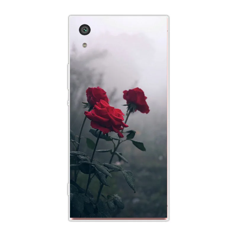 Для Sony Xperia xa1 ультра закуски задняя крышка 6,0 дюймов для Sony Xperia X A1 Ультра мягкий ТПУ прозрачный силиконовый чехол для телефона - Цвет: 18