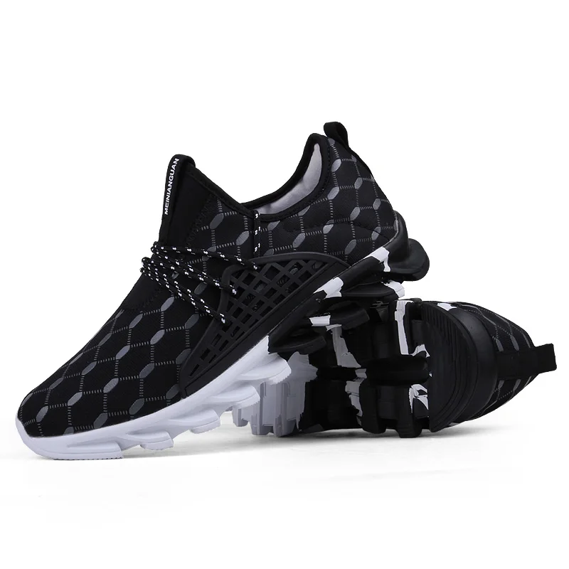 Causal Shoes for Man Breathable Mesh Male Black Outdoor Walking Sneakers Men Footwear 1701 | Обувь