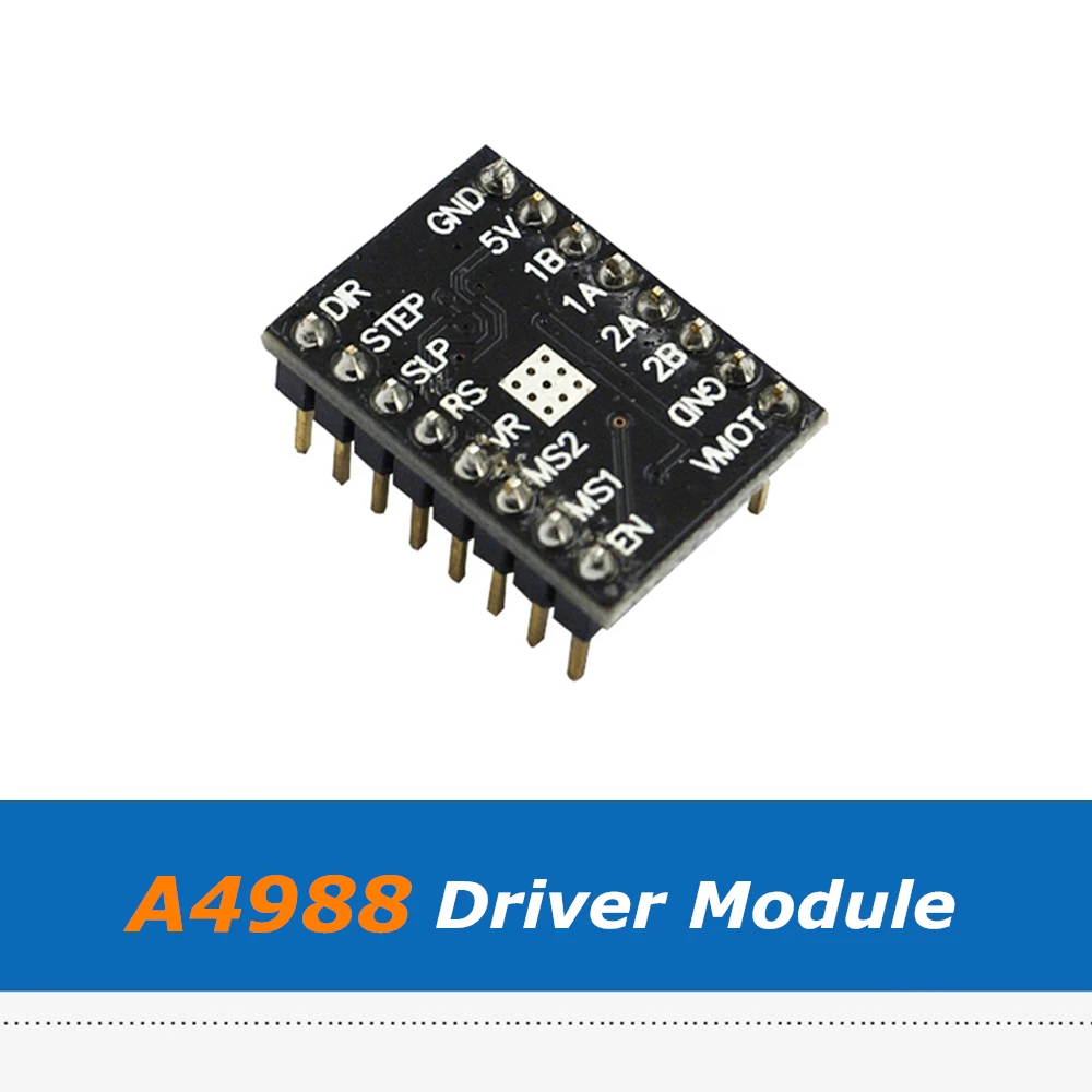 Детали для 3D принтера Stepstick A4988 модуль драйвера шагового двигателя с радиатором