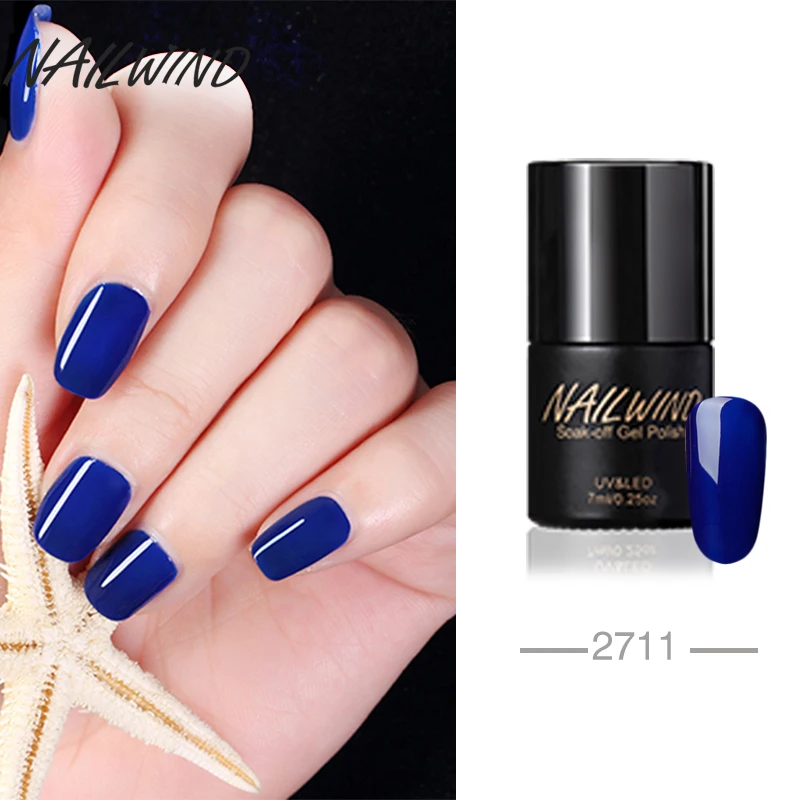 NAILWIND 7 мл богиня эксклюзивный голубое небо серии 2701 2720 Гель лак для ногтей