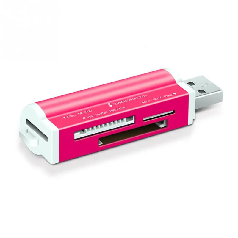 Мульти все в 1 Micro USB 2,0 считыватель карт памяти Адаптер для Micro HC TF M2 MMC MS PRO DUO кардридер