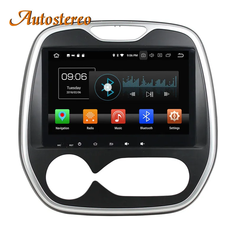 Автостерео Android 9 4+ 32G Автомобильный dvd-плеер gps навигация для Renault Capture AT 2011+ головное устройство мультимедийный плеер магнитофон