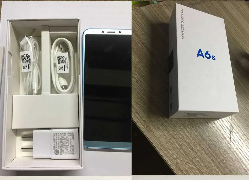Мобильный телефон samsung Galaxy A6s SM-G6200, 6,0 дюймов, 6 ГБ ОЗУ, 64 ГБ/128 Гб ПЗУ, Восьмиядерный процессор Snapdragon 660, двойная задняя камера, телефон на Android