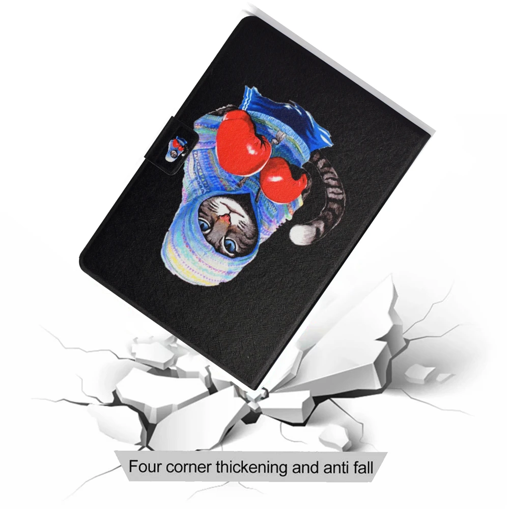 For Huawei MediaPad T3 10.0 Case Fashion Cartoon PU Leather Flip Smart Tablet Stand Card Slot | Компьютеры и офис