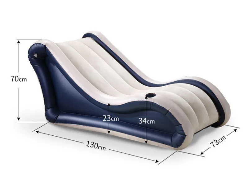 Модные водонепроницаемые диваны Beanbag Надувная складная кровать мебель для