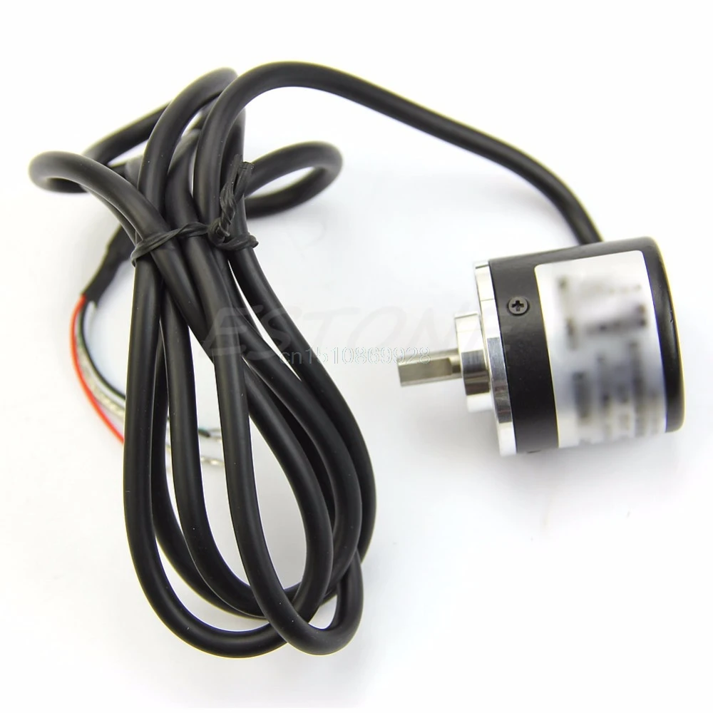 1 шт. DC5V-24V 360 P/R энкодер инкрементный поворотный 360 импульсов/R AB 2 фазы 6 мм вал