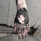 Водостойкая временная татуировка-наклейка японское аниме Унесенные призраками поддельные тату флэш-тату ручное тату для девушек женщин мужчин