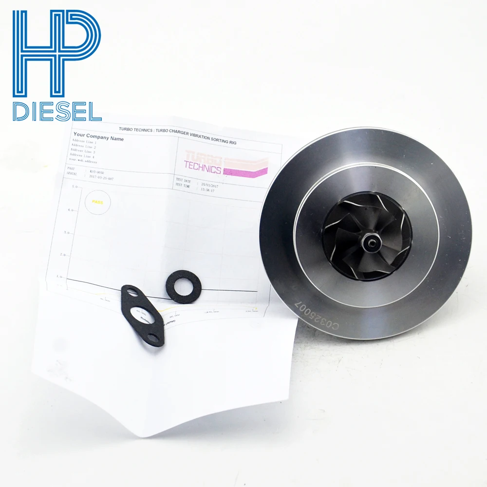 Для Peugeot 206 / 307 Partner 406 2 0 HDI DW10TD RHY 66 кВт-90 л.с. 53039880009 турбинный сердечник chra 53039700009