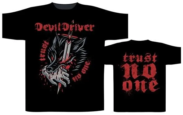 Devildriver 'кусать руку &quotФутболка-Nuevo Y официальный | Мужская одежда