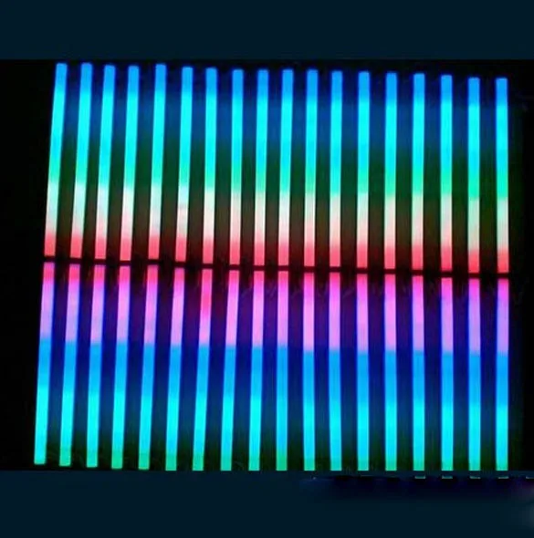 6 пиксельная трубка DMX512 светодиодный цифровой трубчатый светильник/дисплей
