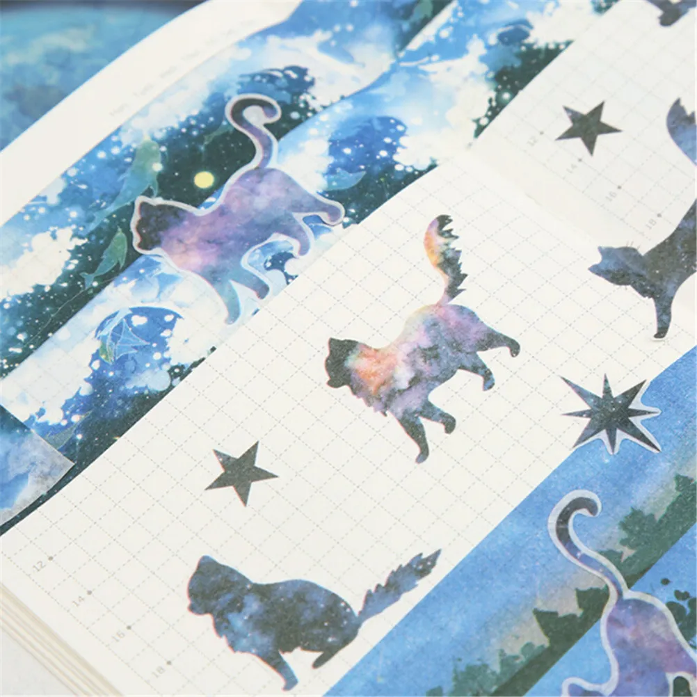 6Pcs/Set Star Cats Label Stickers Set Decorative Stationery For Moto Car &amp Suitcase Cool Fashion Laptop Toys | Игрушки и хобби