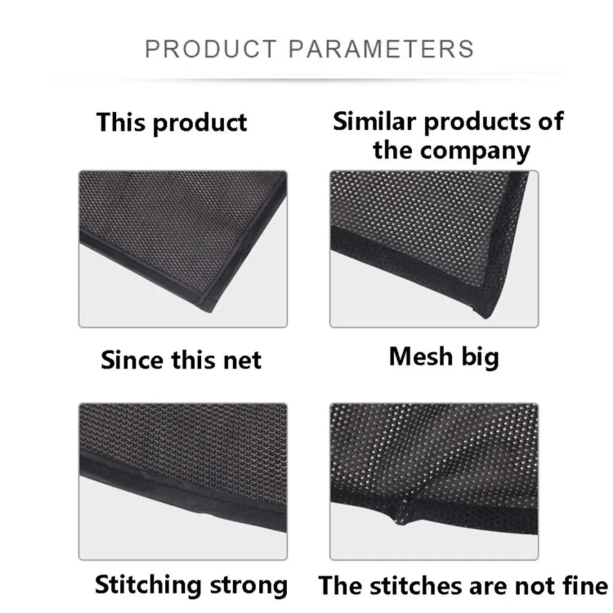 Net Yarn Magnetic Car Curtain 2PCS Side Window Sun Shade Visor Anti-UV Cover Shield Baby 0612#20 |