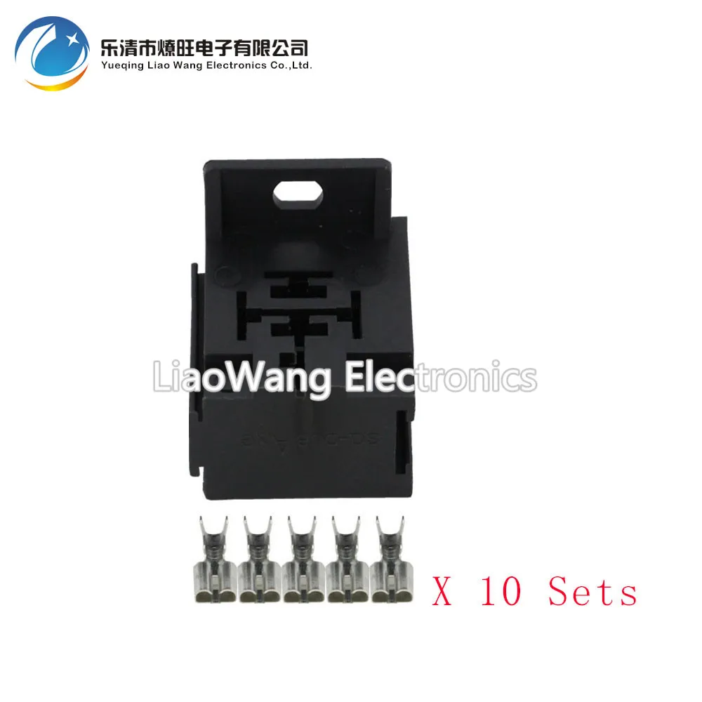 10 комплектов 5 контактов способов автомобильное релейное гнездо 6 3 Автомобильный