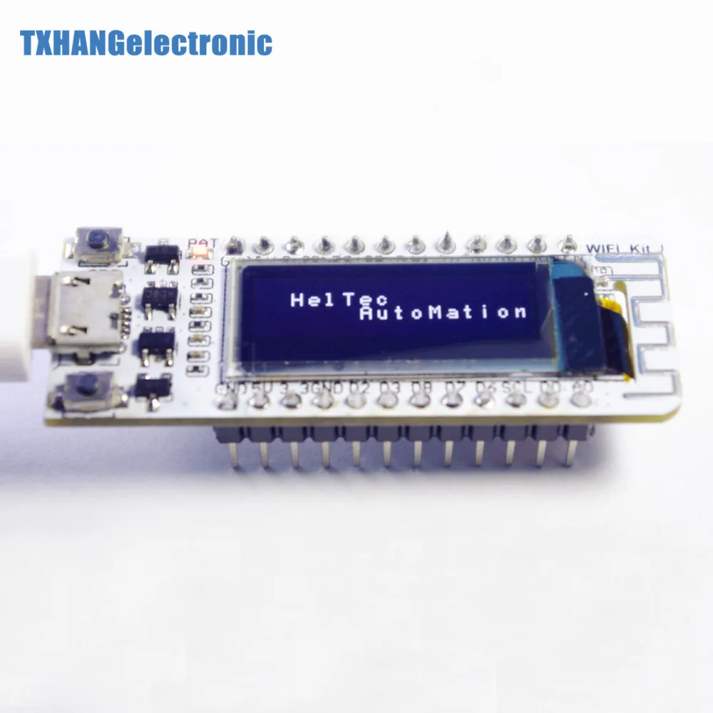 ESP8266 wifi чип 0 91 дюймов OLED CP2014 32Mb Flash интернет макетная плата NodeMcu модуль для