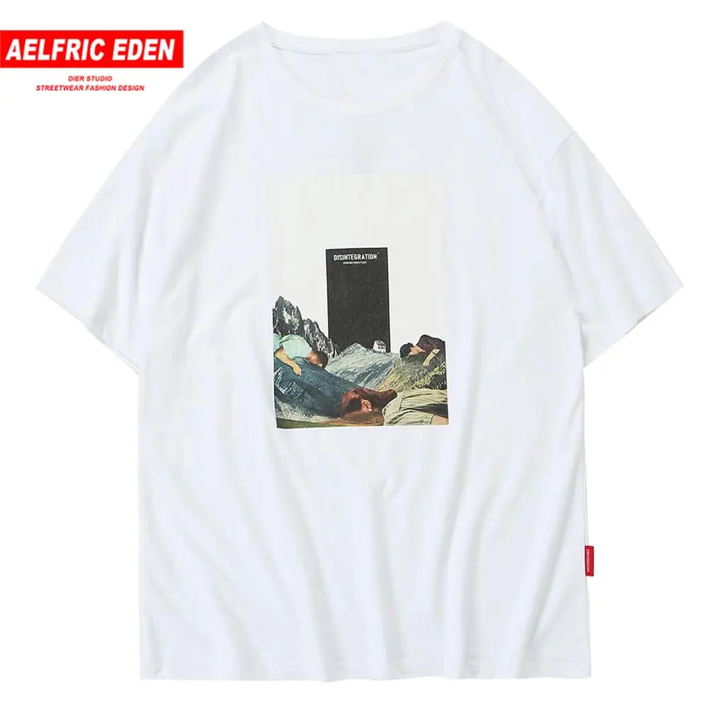 Aelfric Eden Disintegration поколение горный печатных для мужчин футболка хип хоп Harajuku