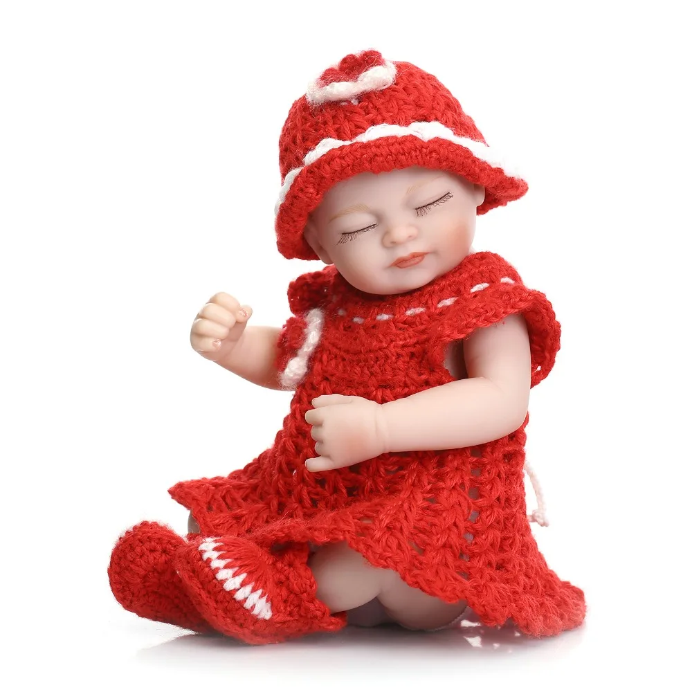 Реалистичная миниатюрная кукла preemie для новорожденных мягкая силиконовая
