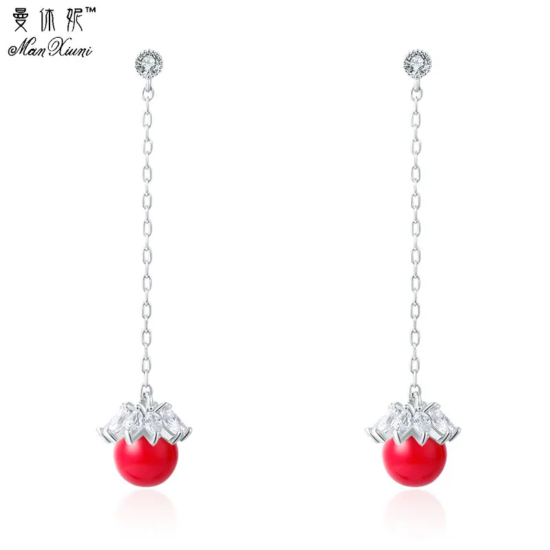Женские серьги гвоздики с большим жемчугом|earrings with big pearls|stud earringslong stud earrings |