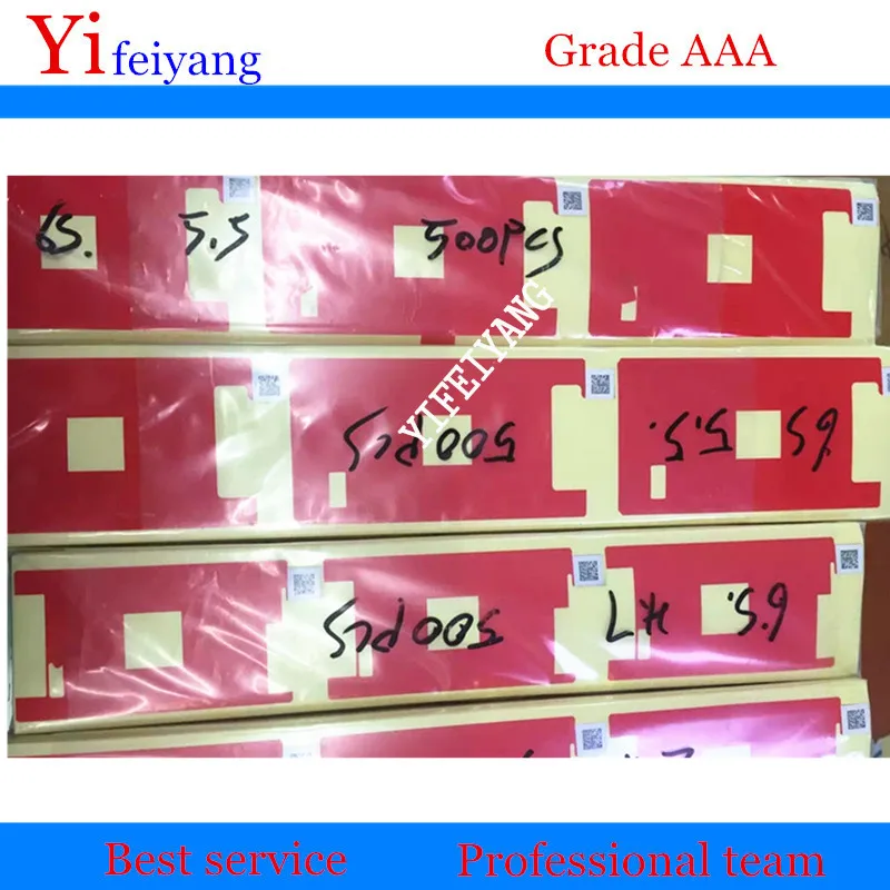 Новинка наклейка YIFEIYANG с подсветкой 100 шт. красная пленка для Iphone 5 5s 6 6s plus 7 задняя