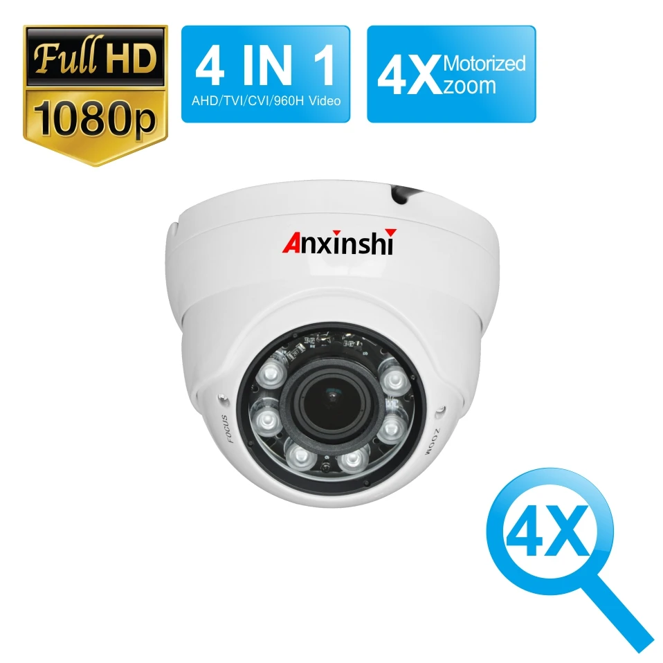 4CH DVR CCTV система 4 шт 2MP камеры IR 40m наружная безопасность металлическая купольная