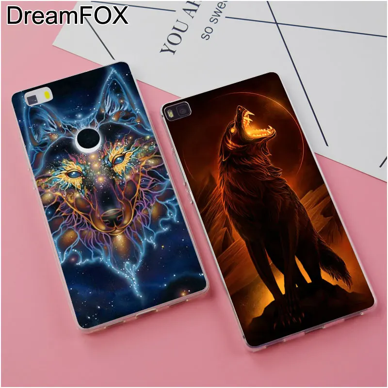 DREAMFOX L277 Волчья серия Дизайн Мягкий ТПУ силиконовый чехол для huawei mate 8 9 10 20 30 Lite Pro