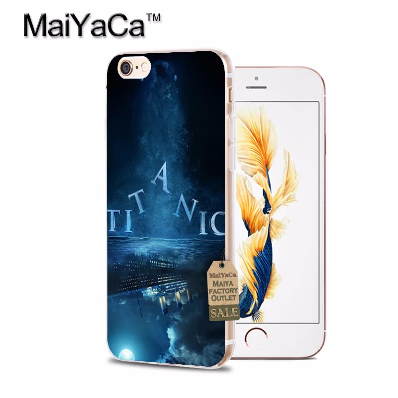 MaiYaCa Титаник прозрачный мягкий ТПУ чехол для телефона iPhone 8 7 6 6S Plus X 10 5 5s 11pro 12Pro max
