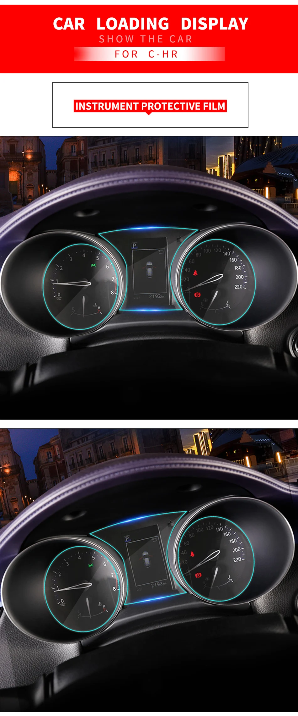 My Good Car Автомобильная наклейка на приборную панель инструмент стол защитная пленка Наклейка для Toyota C-HR CHR- автомобильные аксессуары