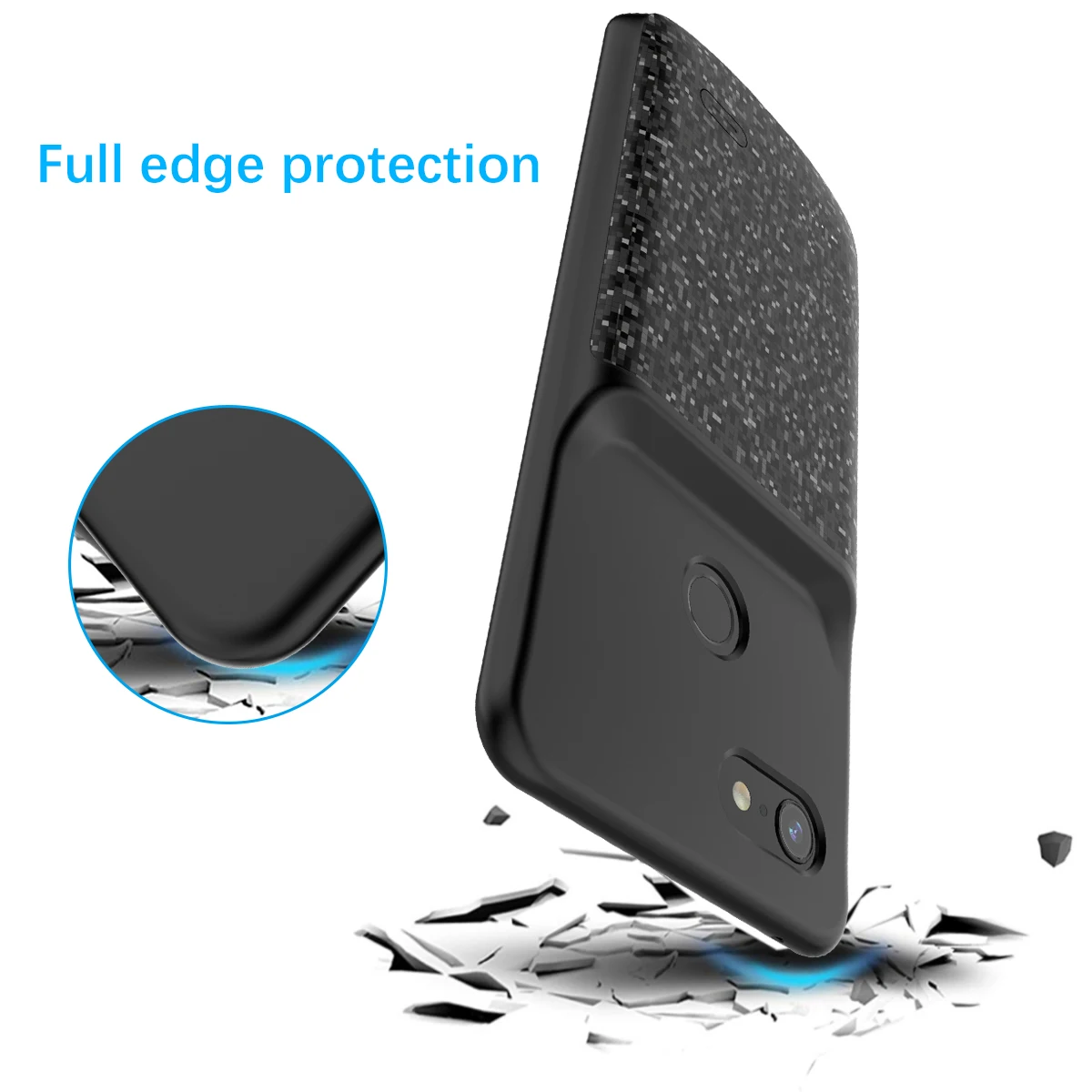 For Google Pixel 3 3 XL Case 4700mAh Battery Charger Case Extended Backup Power Bank Cover For Google Pixel 3 XL Battery Case