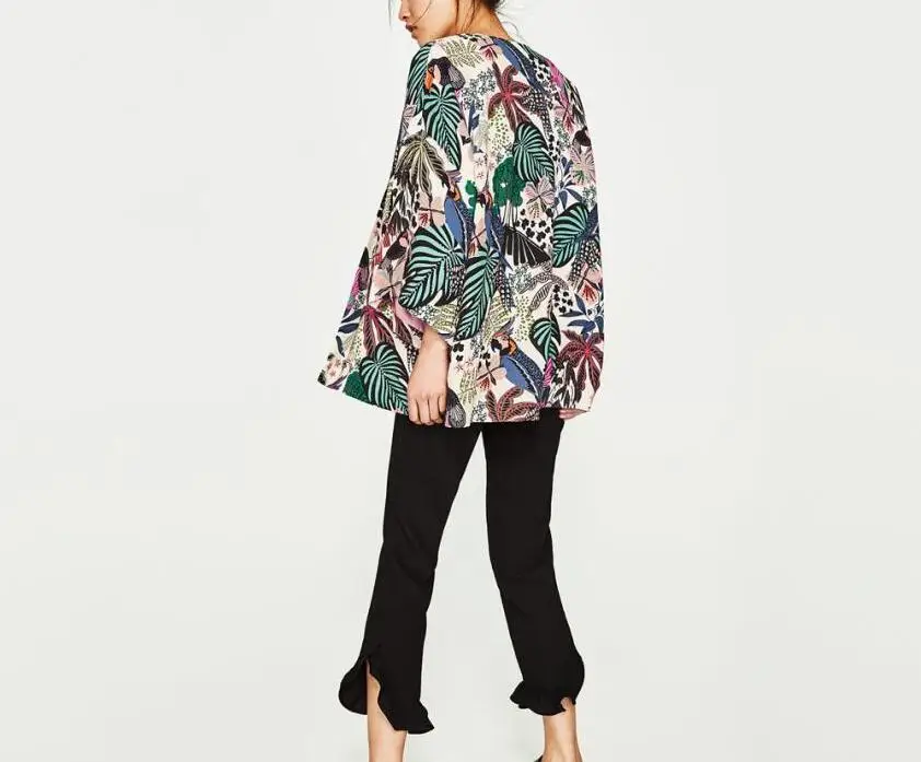 2019 Plus Size S-2XL Summer Sunproof Chiffon kimono Cardigan Fashion Women Floral Beach Camisa Mujer |