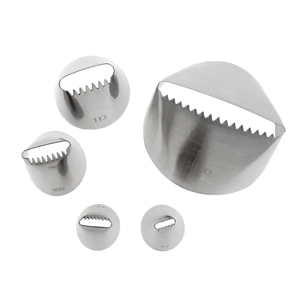 5 шт./компл. Кондитерские глазурь сопла для украшения торта печенья трубопроводов