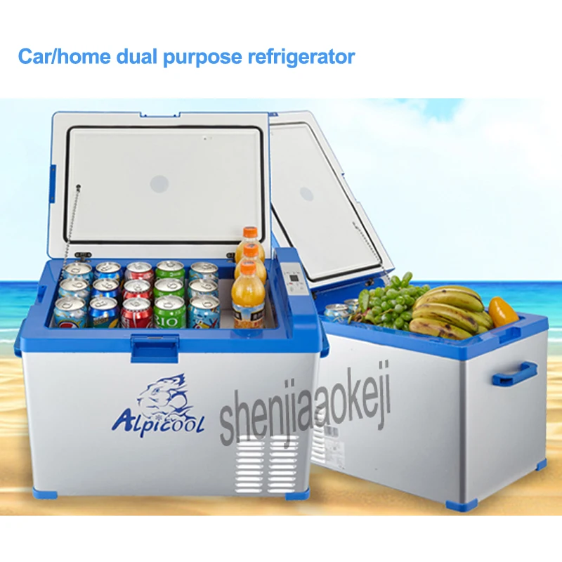 Portable 50L Car/Household Refrigerator Freezer Mini Fridge Compressor Cooler Box Insulin Ice Chamber Depth Refrigeration 45w | Бытовая