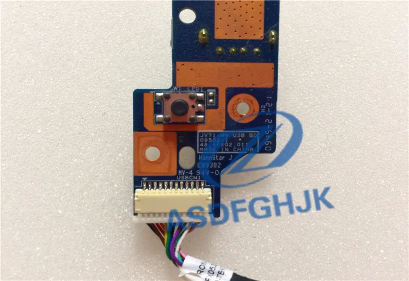 48.4FX02.011 09582-1 оригинальная плата для кнопки питания ACER USB ASPIRE 7740-5691 MS2287 серия 100% ТЕСТ
