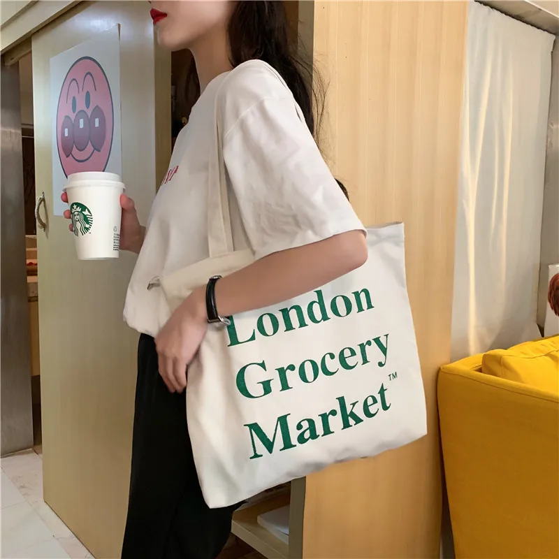 Женская сумка Youda для покупок простая вместительная Холщовая Сумка повседневный