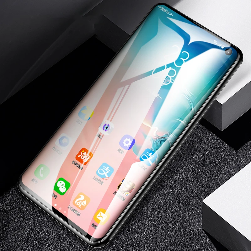 40D полностью изогнутое закаленное стекло для samsung Galaxy S9 S8 S10 Plus Note 9 8 S7 Edge S10E Защитная пленка для экрана
