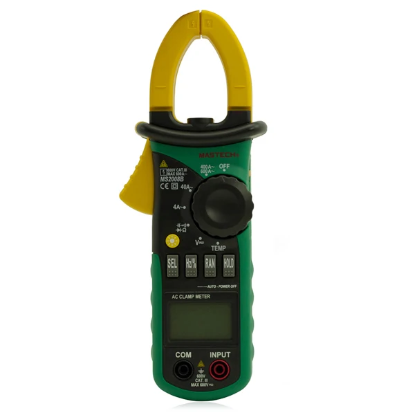 MASTECH MS2008B цифровой мультиметр Ампер клещи токовые переменного тока AC/DC Напряжение