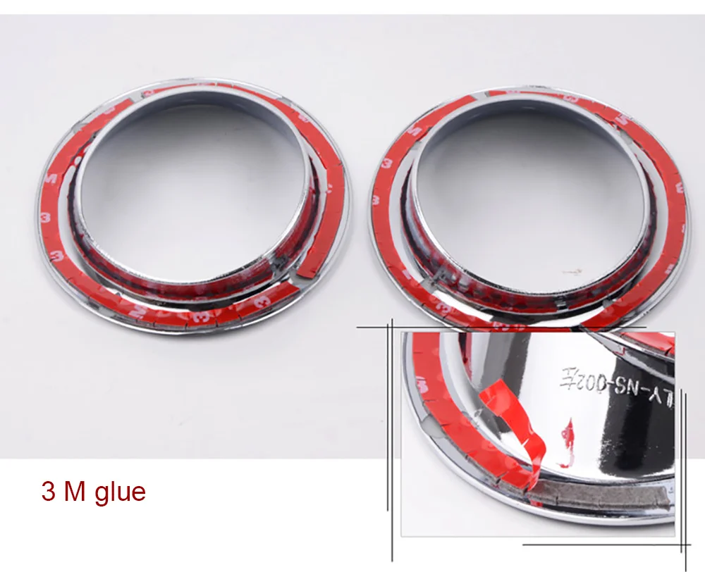 AITWATT для Nissan Qashqai и + 2 2010 2011 2012 2013 ABS хромированный передний противотуманный