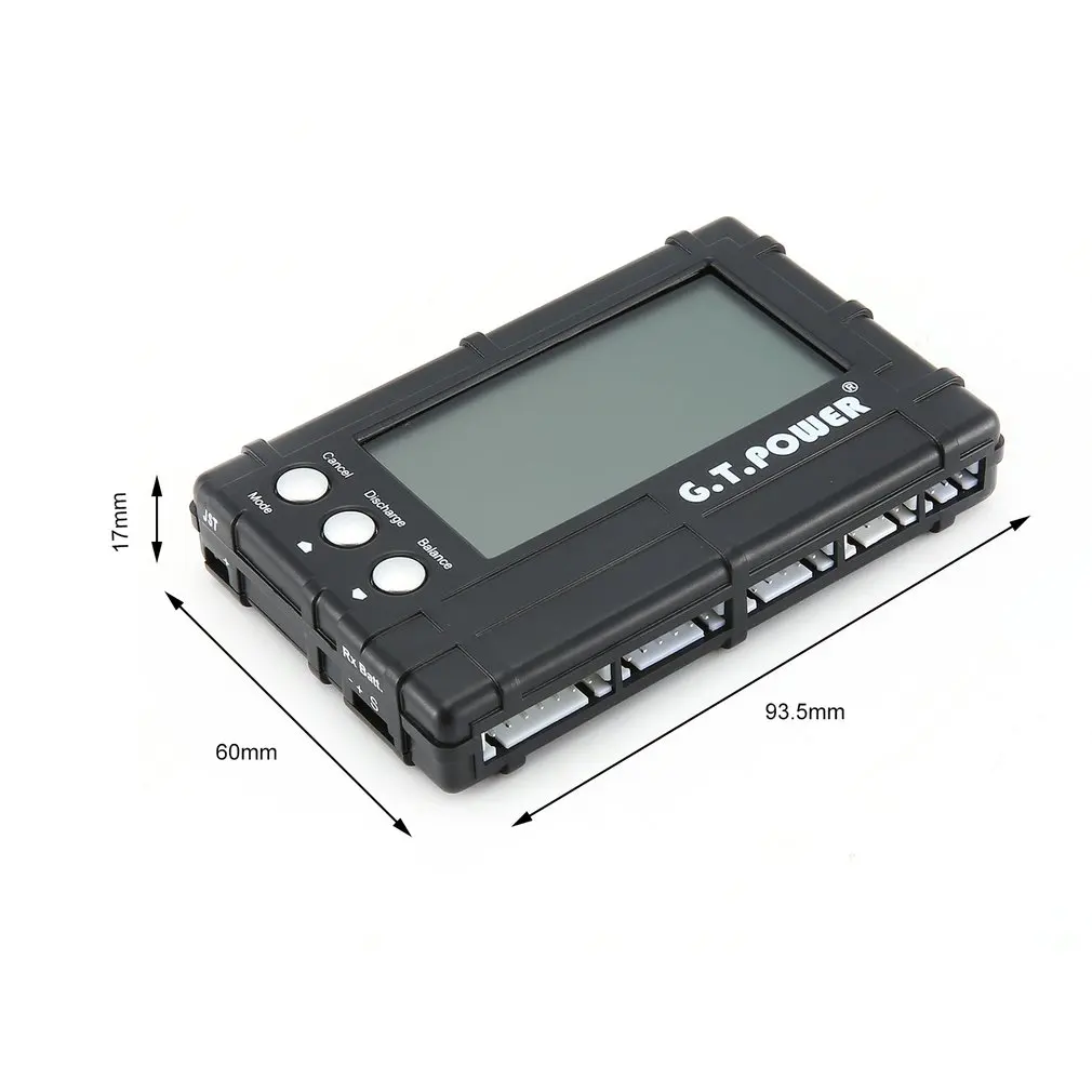 GT. POWER 3 в 1 RC 2 6S lcd LiPolymer/Li Fe балансир батареи разрядник баланс измеритель