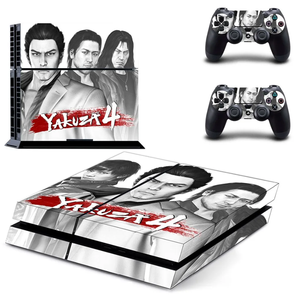 Наклейки для консоли Sony PlayStation 4 и 2 чехла контроллеров PS4 | Электроника