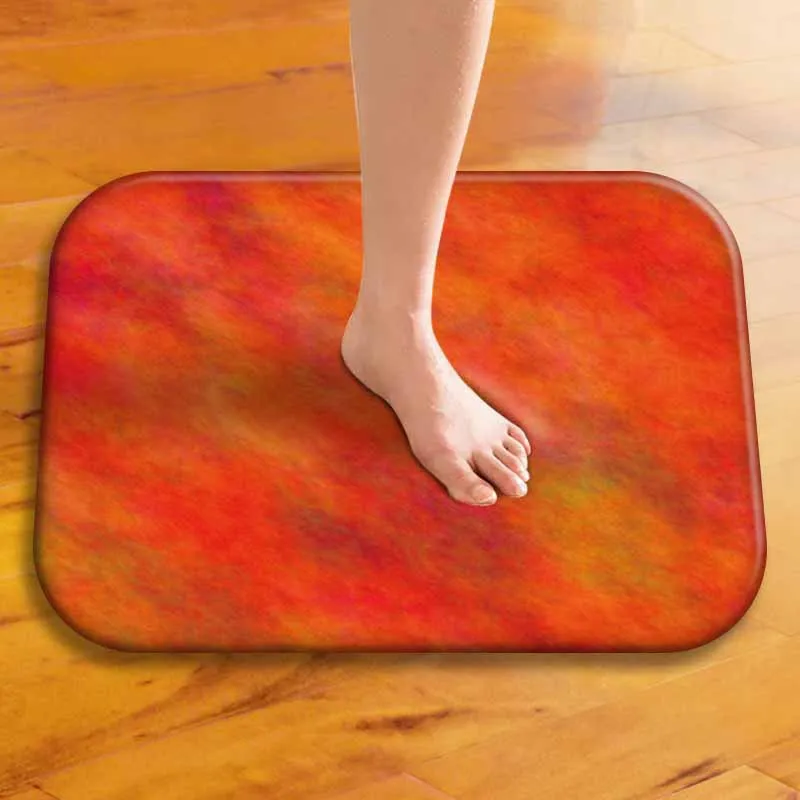Geometry Pattern Soft Carpet Bathroom Non-slip Doormat Flannel Mat Home Entrance Kitchen Toilet Floor Rug Decor Tapete | Дом и сад