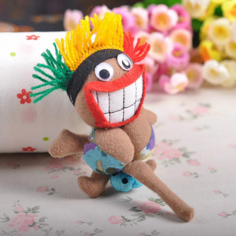 Тайский ткань ремесло куклы демон висячие украшения смешно туристский сувенир