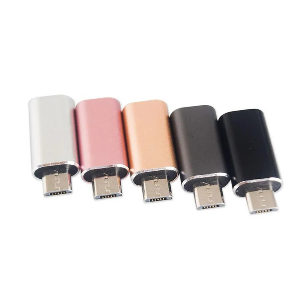 Для iPhone 8 Pin женский микро USB Мужской зарядный кабель из алюминиевого сплава конвертер зарядный разъем адаптер для телефона Android