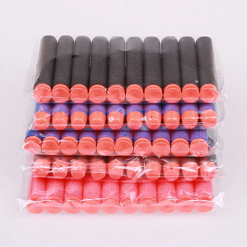 200 PCS EVA Soft Hollow Round Head Sucker Refill Darts Bullets For Nerf Military Gift Gun Bullet Toys Xmas Children | Игрушки и хобби