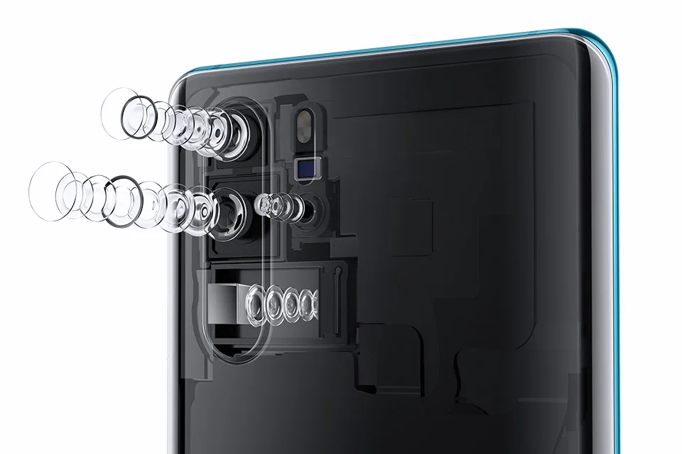 Мобильный телефон huawei P30 Pro, 8 ГБ, 128 ГБ, 6,47 дюймов, OLED экран, Kirin 980, четыре ядра, Android 9,0, NFC, 4200 мАч
