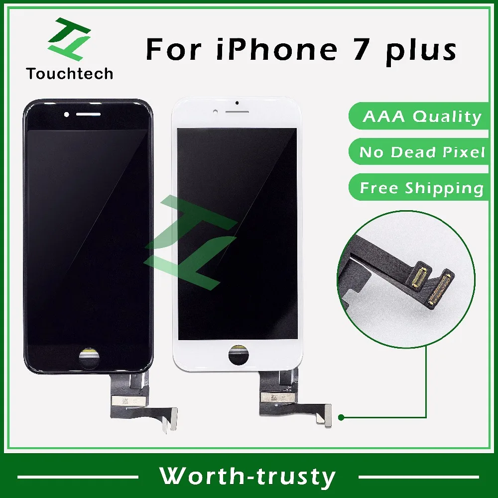 5 шт./лот высшее качество 'для iPhone 7 plus ЖК-клоны полный дисплей с сенсорным
