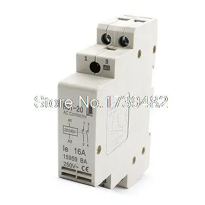

220V-240V Coil Volt 16A Double Pole Electric Power AC Contactor Block