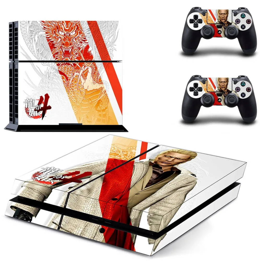 Play Station 4 ps виниловые наклейки ps4 контроллер наклейка КОЖА adesivos pegatinas vinilo PS4 adesivo