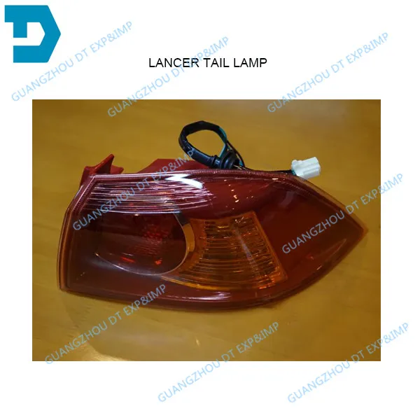 2007- красный стоп-сигнал для mitsubishi lancer задний фонарь красный задний фонарь для lancer ex gt - Испускаемый цвет: right outside red